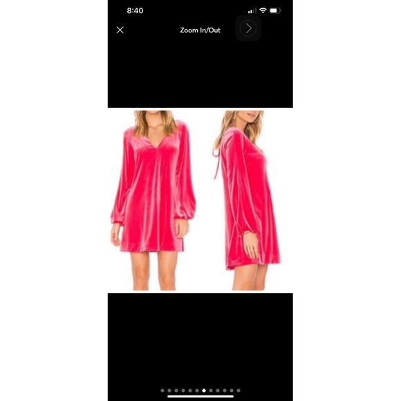 Free People MISHA VELVET MINIDRESS XSMALL - Picture 7 of 12